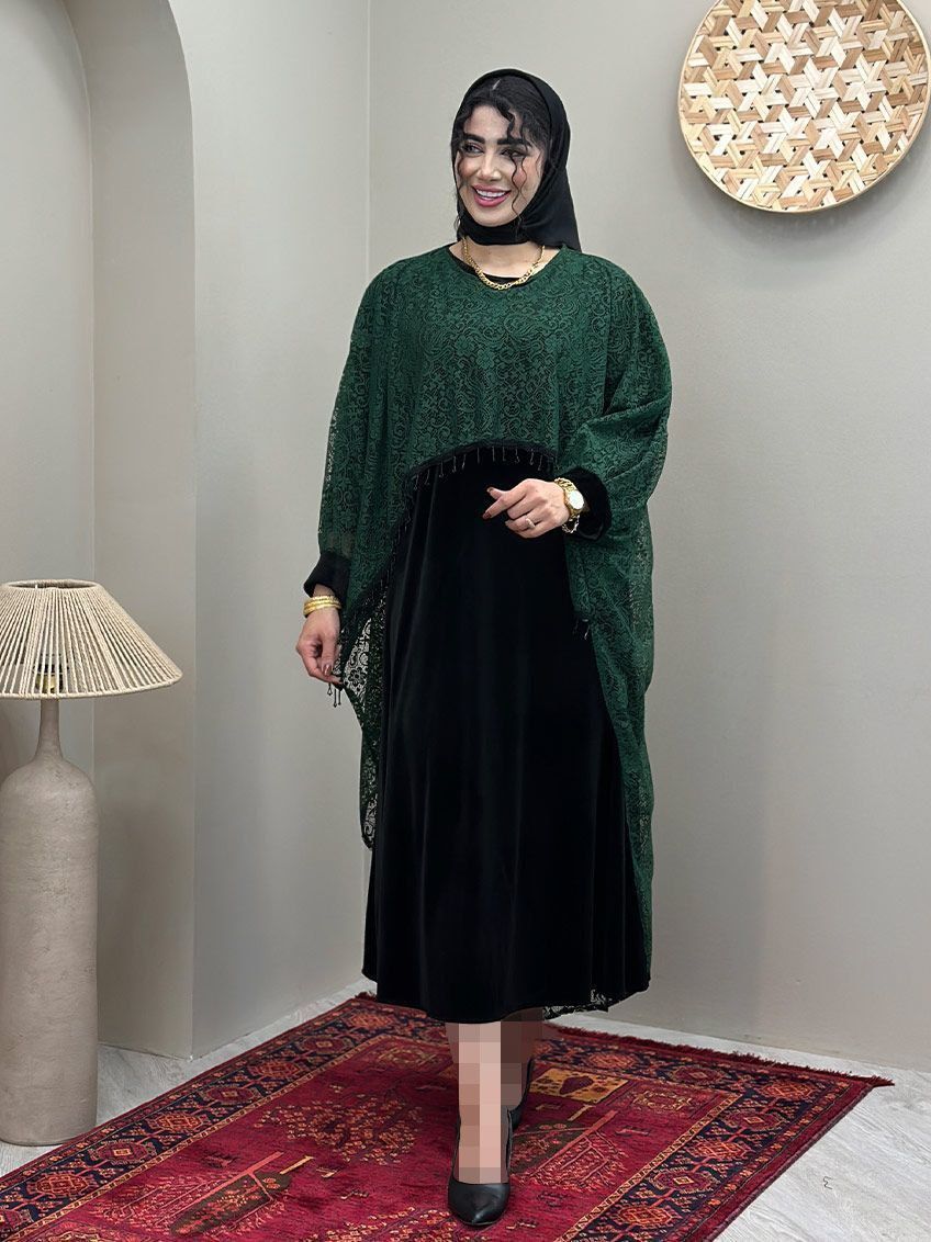 ست زنانه مخمل سرمه زیر