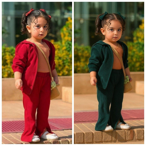 ست بچگانه سوئیشرت شلوار کلاهدار