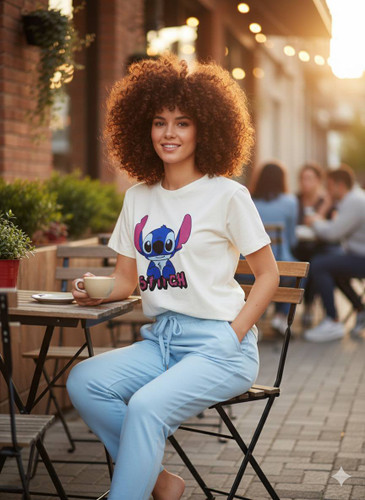 ست تیشرت و شلوار زنانه استیج