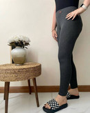 شلوار ملانژ کبریتی ذغالی