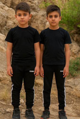 شلوار بچگانه مشکی داخل کرکی