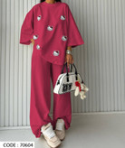 ست تیشرت شلوار زنانه اور سایز