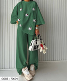 ست تیشرت شلوار زنانه ا آزاد