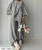 ست تیشرت شلوار زنانه اور سایز کیتی