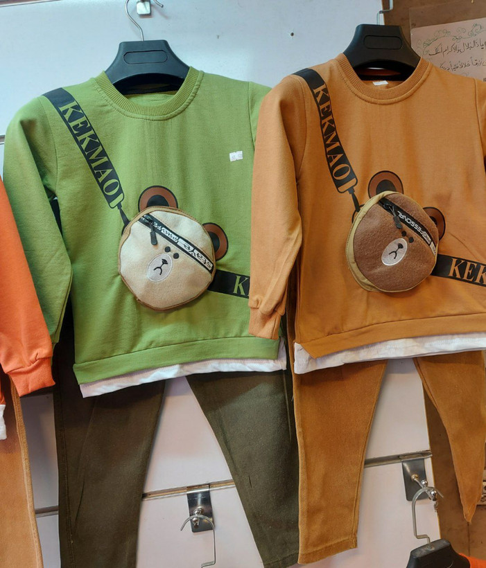 ست بچگانه بلوز و شلوار خرسی
