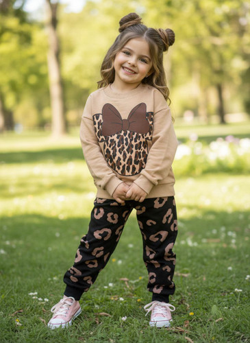 ست بلوز شلوار پلنگی