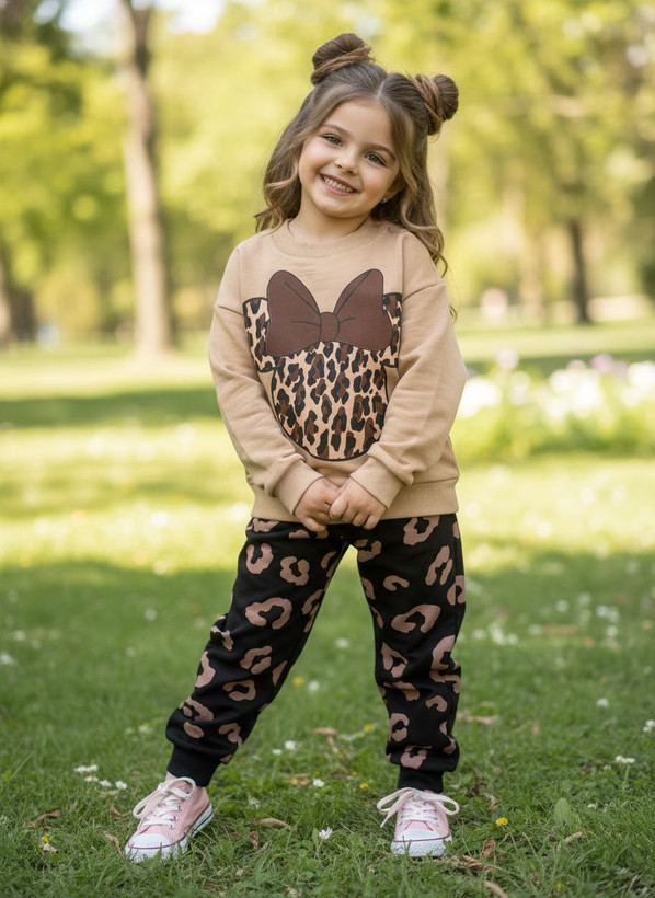 ست بلوز شلوار پلنگی