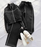 ست سوئیشرت شلوار مغزی دوزی