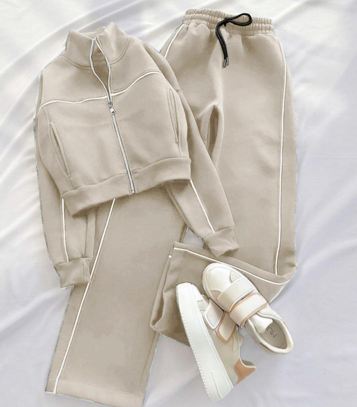 ست سوئیشرت شلوار زنانه داخل کرکی