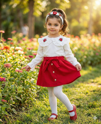 شومیز دامن بچگانه