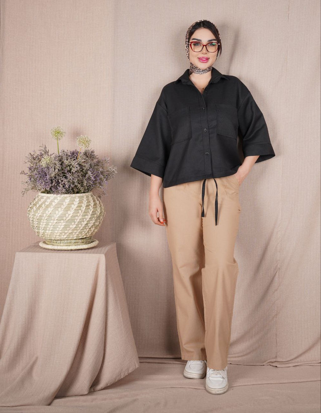 شومیز زنانه کتان