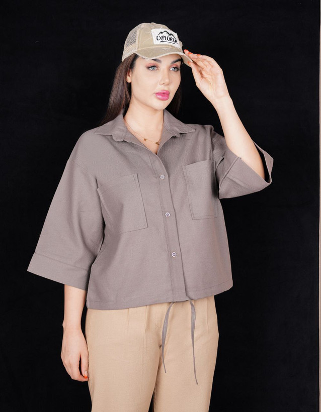 شومیز زنانه دو جیب