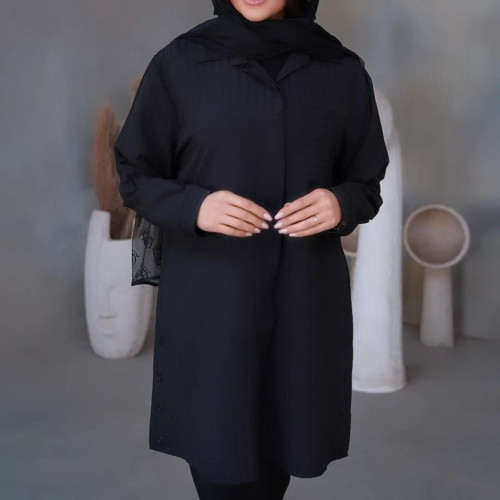 مانتو زنانه بغل دکمه