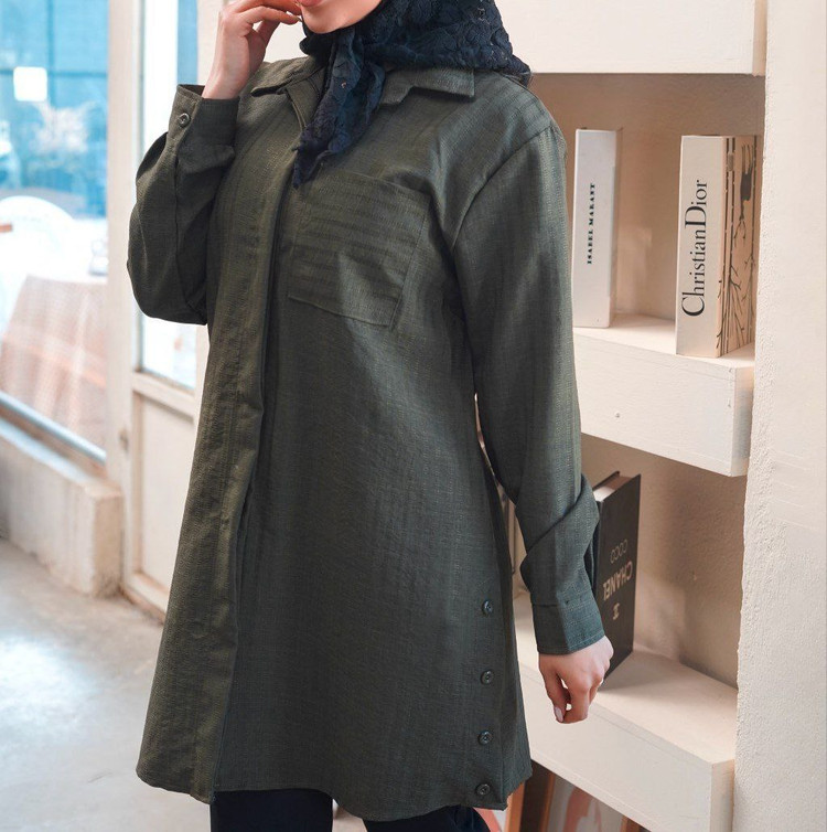 مانتو زنانهجنس شانتون خارجی