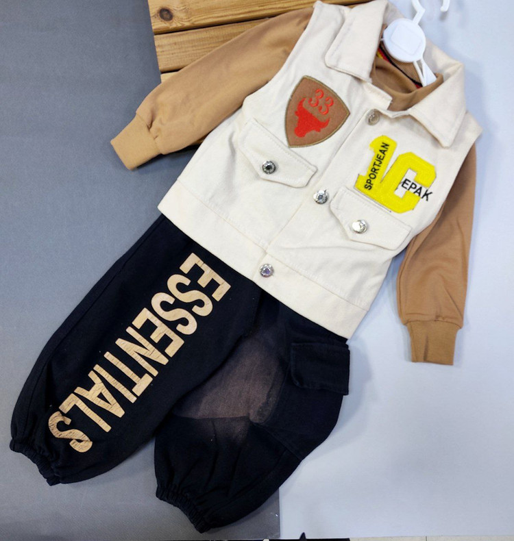 سه تیکه بچگانه بلوز دورس پنبه