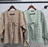 شومیز زنانه لنین سوزن دوزی