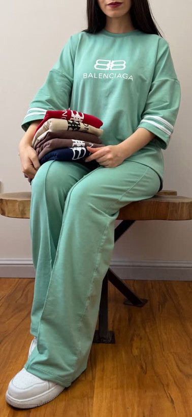 ست تیشرت شلوار گلکسی اسپان در رنگبندی