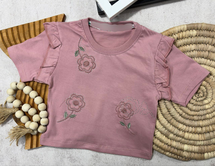 تیشرت دخترانه صورتی