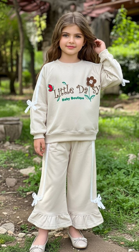 بلوز شلوار دخترانه نوار دوزی