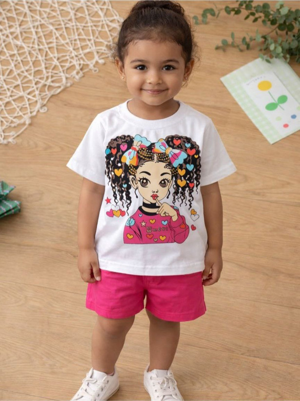 تیشرت شلوارک دخترانه